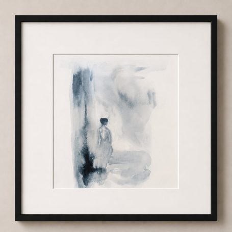 Stille Szene in Aquarell und Bleistiftarbeit
